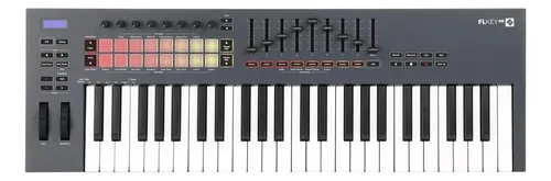 Controlador Teclado Novation Flkey 49 Teclas C/ 16 Pads Usb Cor