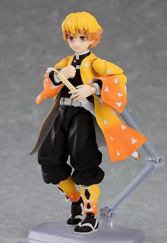 Boneco Articulado - Demon Slayer - Zenitsu Agatsuma - Amarelo - Candide