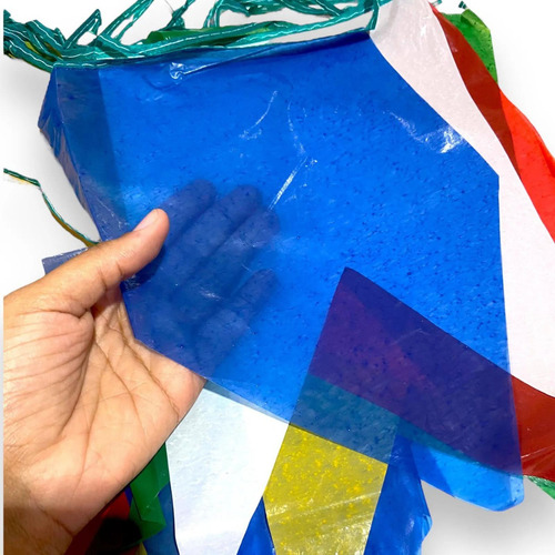 Bandeirão Festa Junina De Plástico 10m Com Cordão Decoração