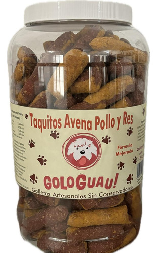 Gologuau! Galleta Para Perro Avena Pollo Res. 1.5 Kg