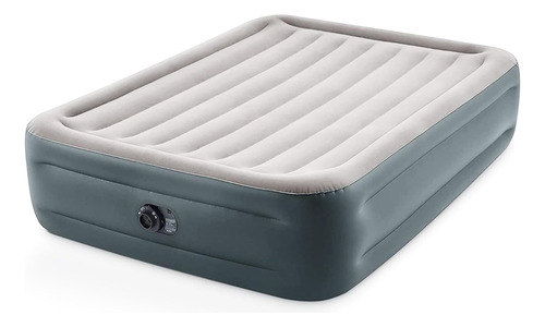 Intex 64125ed Dura-beam Plus Series Essential Rest Airbed Gris