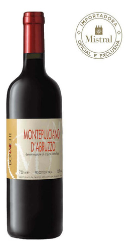 Vinho Tinto Montepulciano D'abruzzo 2022 Bonacchi 750ml
