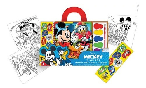 Maletín Para Crear Y Colorear Acuarela Mickey Jeg Dch07693