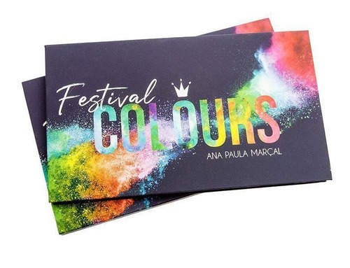 Imagem 4 de 4 de Paleta De Sombra Ana Paula Marçal - Festival Colours