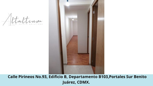 Se Vende Casa En Calle Pirineos No.93, Edificio B, Departamento B103,portales Sur Benito Juárez, Cdmx. Pds31-di