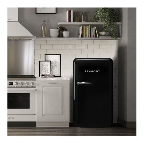 Imagen 4 de 8 de Heladera Peabody Bajo Mesada 135 Litros Negra Con Freezer