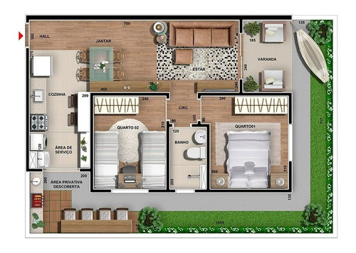 Imagem 8 de 20 de Apartamento À Venda, 2 Quartos, 1 Vaga, São Damião - Vespasiano/mg - 3105