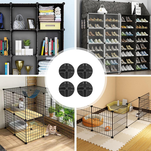 Conectores De Cubo De Alambre Conectores Negros Para Almacen
