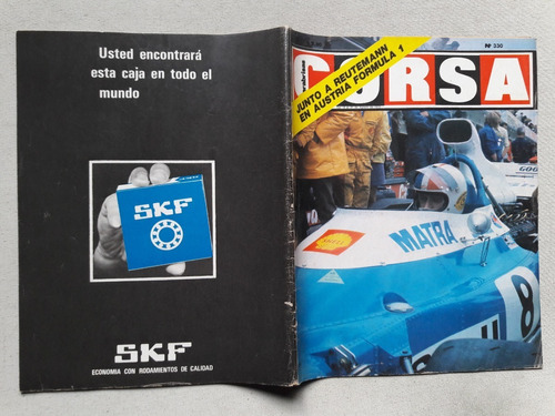 Revista Corsa Nº 330 Agosto 1972 Tc Olavarria - F1 Reutemann