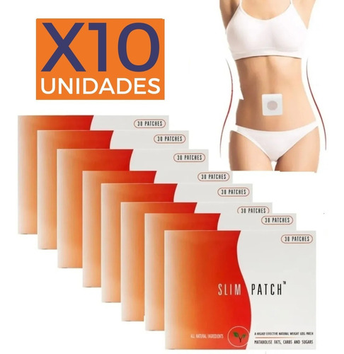 Pack 100 Parches Reductor Adelgazantes Slim Patch Reductores