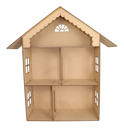 Imagen 6 de 8 de Casa De Muñecas Jenny Enorme De 90 Cm De Madera Mdf