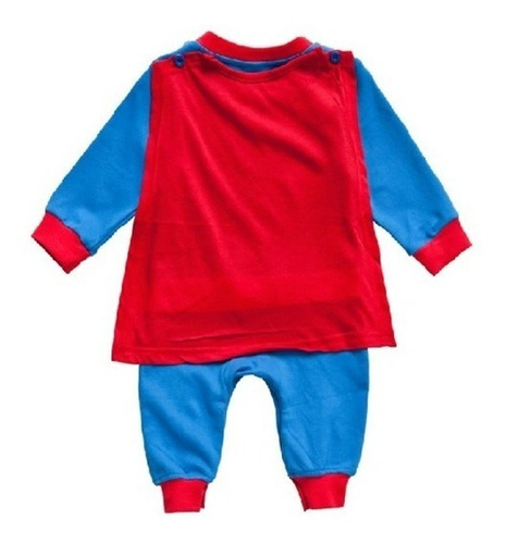 Imagen 2 de 2 de Disfraz Superman Bebe Importado Regalo Cumpleaños Navidad
