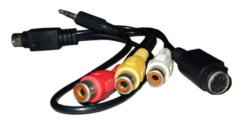 S-video 8 Pines A 3 Rca Hembra, S-video 4 Pines Y Jack 3.5mm