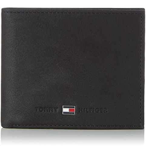 Tommy Hilfiger Men? S Johnson Mini Cc Wallet Carteras Negro 