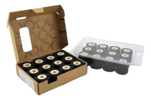 Rodillos Tinta Hot Roll Fechadora Codificadora 32mm X12 Unid Negro