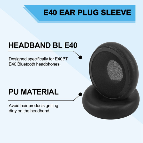 Funda De Cojín De Cuero Para Auriculares, Diadema De Repuest
