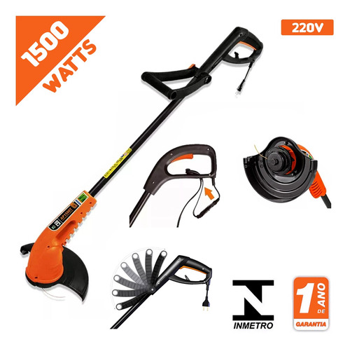 Cortador Aparador De Grama 1500w Ap1500t Tramontina 220v