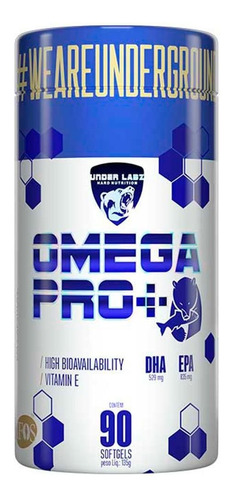 Omega 3  1000mg Pure  Biosupra Fish Oil 120 Cápsulas