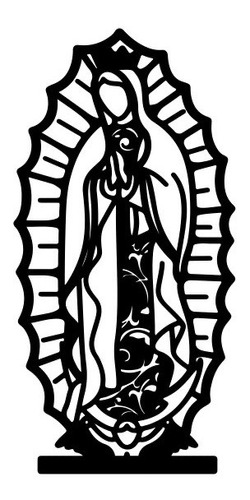 Figura Virgen De Guadalupe Con Base