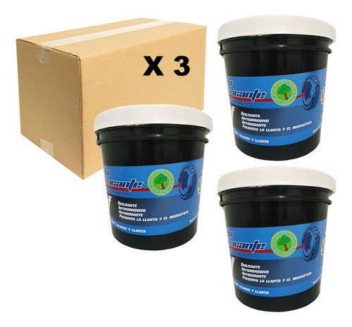 Pasta Lubricante Para Montaje De Neumáticos 4l Pack X 3 Uni