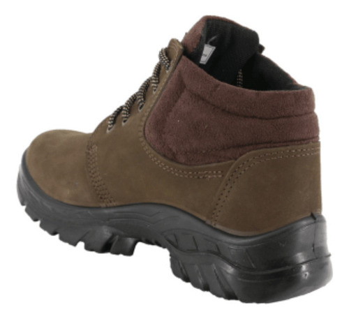 Botina Segurança Couro Ecosafety Ps137 Bico Composite