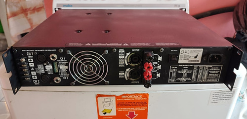 Poder Qsc Rmx 1850 Negro 1.85 Kw (Usado)