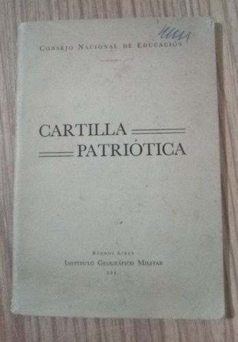 Cartilla Patriótica   1942