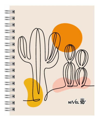 Agenda My Day Cactus Espiral Diaria Nivel 10 Lineal