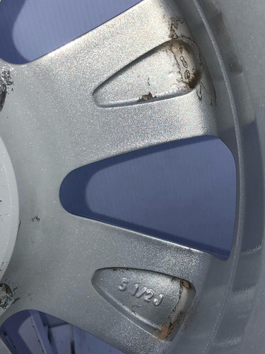 Rrin 15 Original Toyota Yaris 2009, 2010, 2011, 2912- 2015 Powder Coating Silver (Usado)