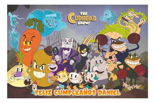 Pendón Cumpleaños The Cuphead Show!