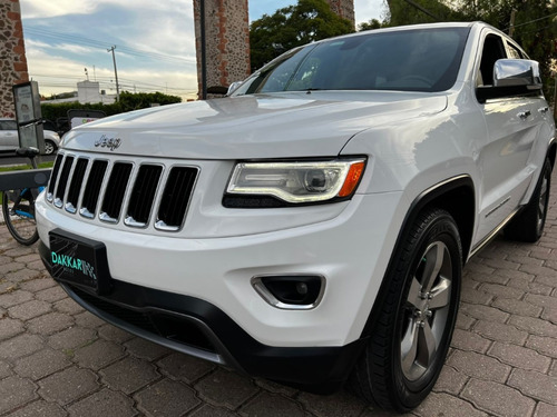 Imagen 6 de 15 de Jeep Grand Cherokee Blanca Límited Lujo Navi 2015 At Dakkar