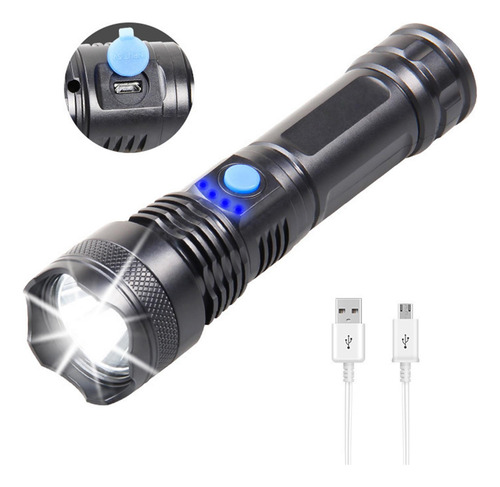 2 Linterna De Mano Linterna Led A Prueba De Agua Para