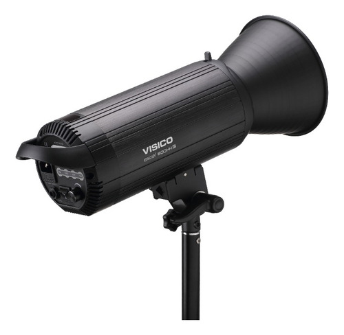 Flash Estudio Visico 600 W C/ Reflector Receptor Incorporado
