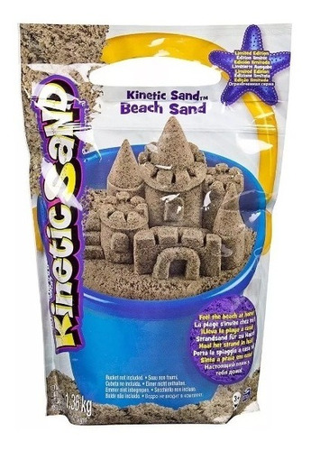 Areia De Modelar Kinetic Sand 1,36 Kg Marrom 1812 Sunny