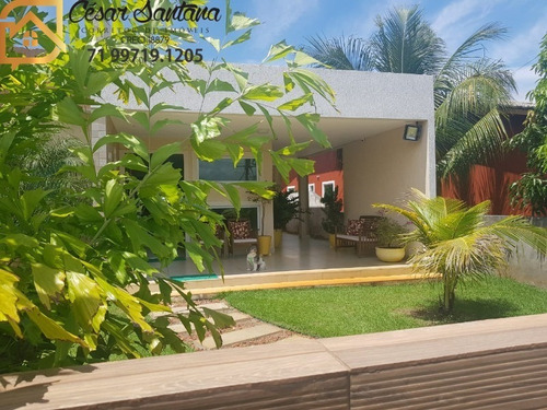 Imagem 2 de 30 de Casa 4/4, Sendo 3 Suítes. Porto Sauípe - Entre Rios - Ca01207 - 70717581