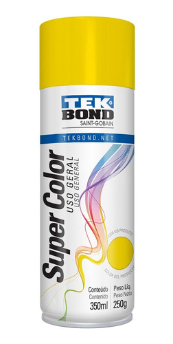 Pintura Spray Tekbond Amarillo 350 Ml Uso General