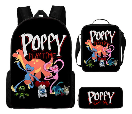 Mochila Escolar Poppy Playtime Bobby's Game Time Con Respald