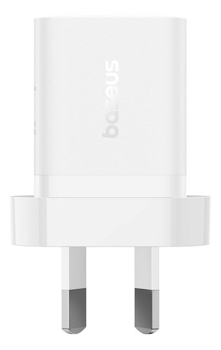 Cargador De Pared Gan5 Mini Baseus Usb-c Pd Carga Rapida 30w Moon White