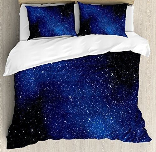 Juego De Funda Nórdica Ambesonne Night Sky, Nebula Galaxy St