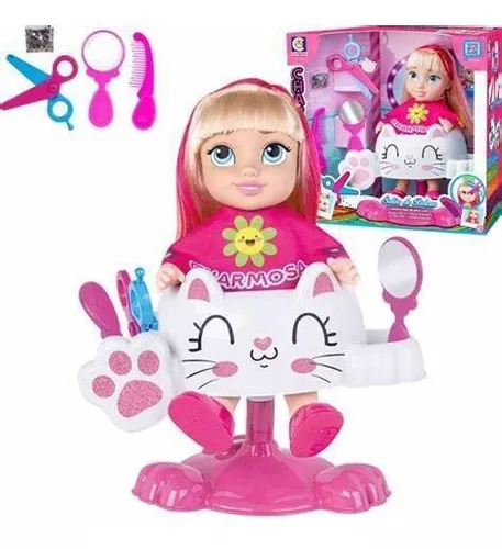 Brinquedo Infantil Menina Brincar Salão De Beleza Da Barbie