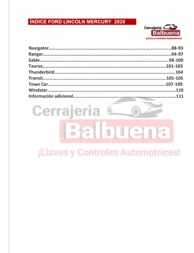 Libro Balbuena 2020 Programación De Llaves Automotrices Pdf