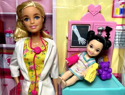 Boneca Barbie Profissões Médica Pediatra - Original Mattel