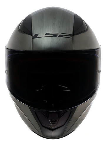 Capacete Ls2 Rapid Ff353 Jeans Cor Titanium Tamanho do capacete 56/S
