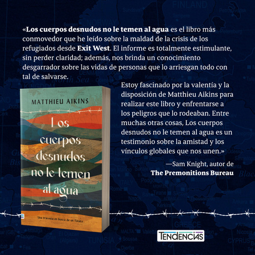 Los Cuerpos Desnudos No Le Temen Al Agua, De Aikins, Matthieu. Editorial Urano, Tapa Blanda, Edición #01 En Español, 2022