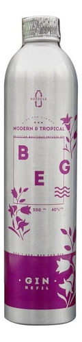 Gin Beg Modern & Tropical Garrafa Aluminio Refil 500ml