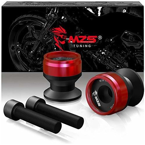 Mzs Universal 8mm Swingarm Spools Sliders Stand Cnc M8 Rojo 