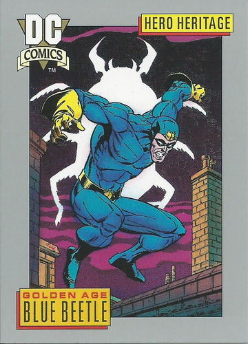 Barajita Blue Beetle Dc Comics 1991 #1 Hero Heritage Golden