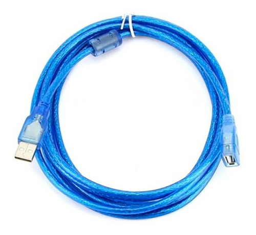 Cable Extension Usb 1.5mts Macho A Hembra Con Filtro Calidad