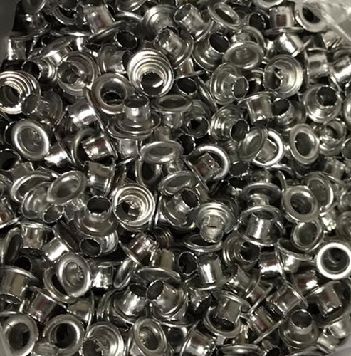 500 Eyelets / Ojalillos Color Plata De Aluminio (no Oxidan)