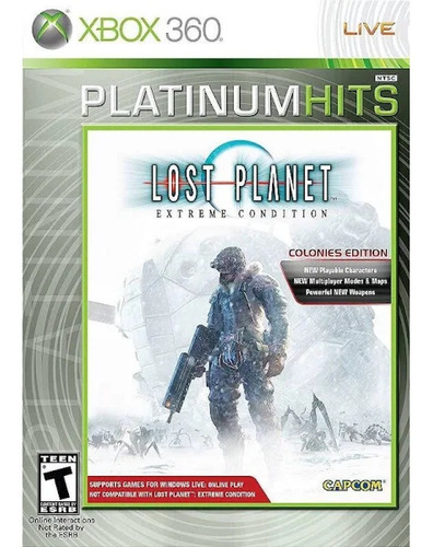Jogo Lost Planet Xbox 360 Midia Fisica Regiao Pal Capcom
